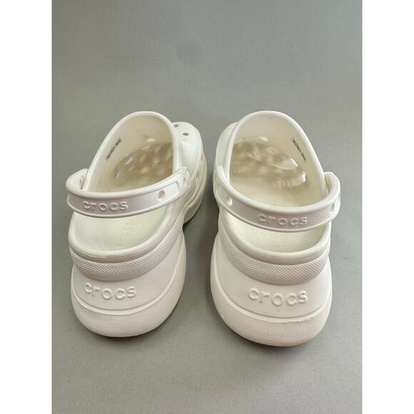 Crocs Classic Bae Clog in White Size 9 - Picture 8 of 16